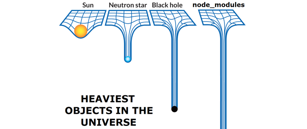 node_modules가 무거운 이유를 설명하는 이미지